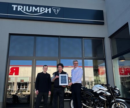 15 Jahre Triumph Händler Jubiläum