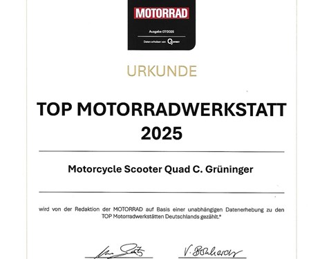 TOP MOTORRADWERKSTATT 2025
