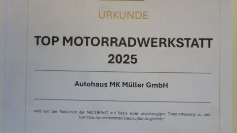 Motorrad Auszeichnung 