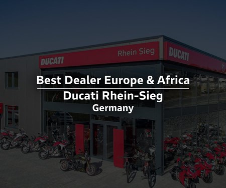 Ducati-Rhein-Sieg ist Europas Händler des Jahres 2024