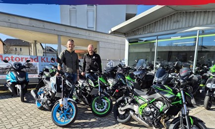 Die Fahrschulbikes wurden abgeholt!