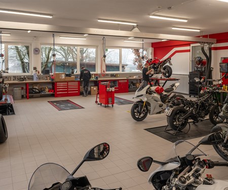 Der Werkstattumbau ist fertig 