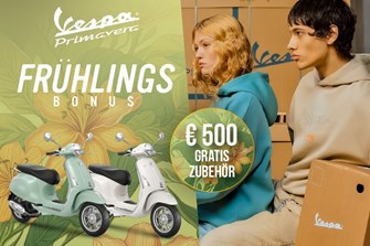 VESPA FRÜHLING Zubehör-Bonus für Vespa Primavera 125