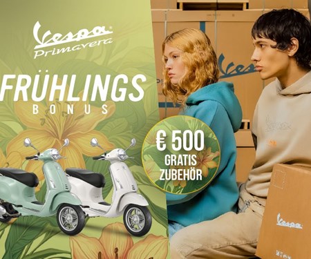 VESPA FRÜHLING Zubehör-Bonus für Vespa Primavera 125