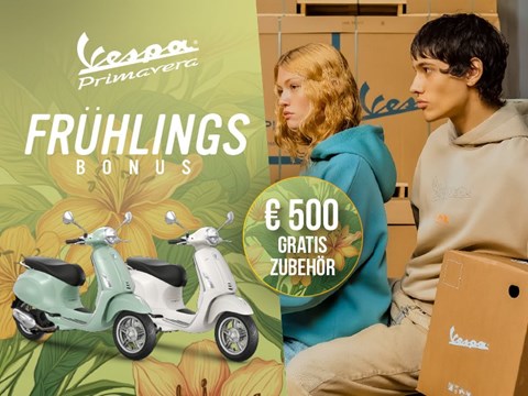 VESPA FRÜHLING Zubehör-Bonus für Vespa Primavera 125