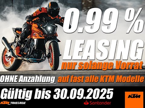 KTM LEASING AKTION 0.99% ohne Anzahlung| auf fast alle KTM Modelle