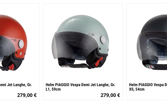 Vespa Helme 2025 bei SIP Scootershop lagernd - Bild 2
