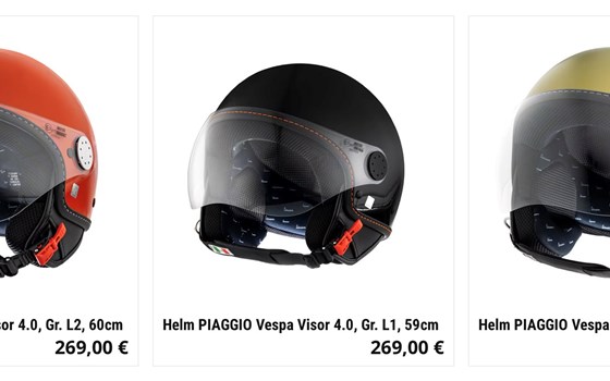 Vespa Helme 2025 bei SIP Scootershop lagernd - Bild 3