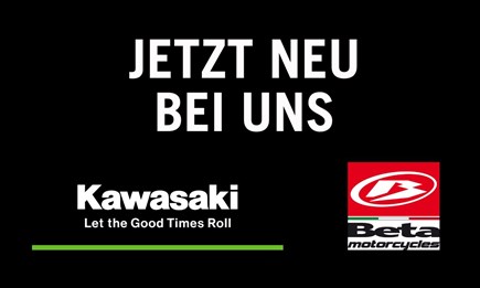 Kaudela wird wieder offizieller Kawasaki-Partner – und neu auch Beta-Händler!