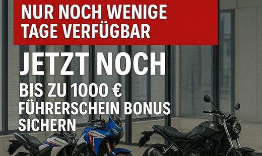 Honda Semmler - Führerschein Bonus endet 28. April 2025