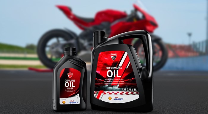 Neues Ducati Motoröl - Powered by Shell Advance: für den besten Schutz der neuen Borgo Panigale Motoren