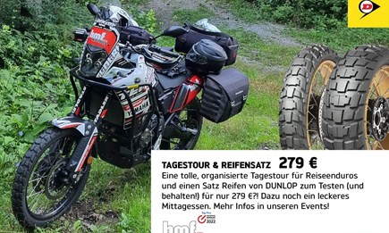 DUNLOP Tages-Testride Adventure inkl. Reifensatz! 279,00 €