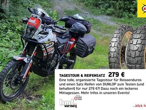 DUNLOP Tages-Testride Adventure inkl. Reifensatz! 279,00 €