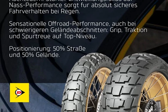 DUNLOP Tages-Testride Adventure inkl. Reifensatz! 279,00 € DUNLOP Tages-Testride Adventure inkl. Reifensatz! 279,00 €