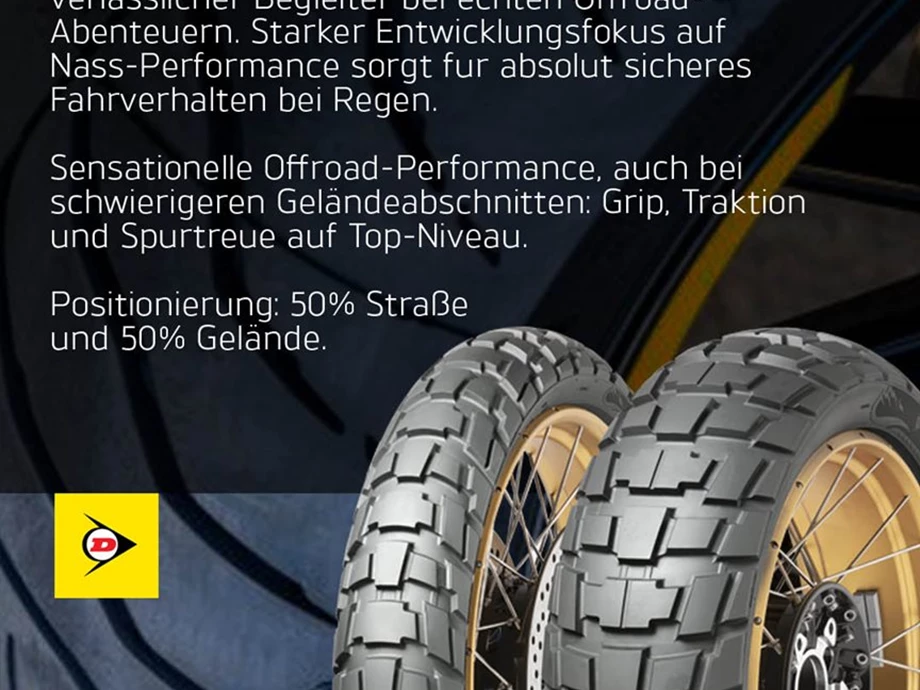 DUNLOP Tages-Testride Adventure inkl. Reifensatz! 279,00 € Bild 1: DUNLOP Tages-Testride Adventure inkl. Reifensatz! 279,00 €