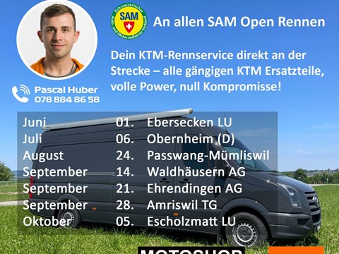 MX Rennservice - Dein KTM Rennservice direkt an der Strecke - alle gängigen KTM Ersatzteile!