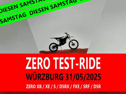 Diesen Samstag: ZERO Test-Ride Day inkl. der neuen XB und XE!