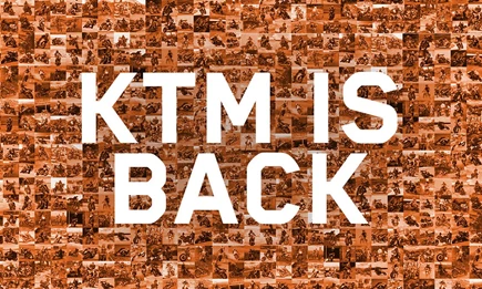 KTM is back! KTM is back!