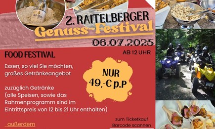 Raitelberg Genuss Festival am 6. Juli in Wüstenrot