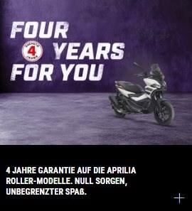 Aprilia Roller 4 Jahre Garantie