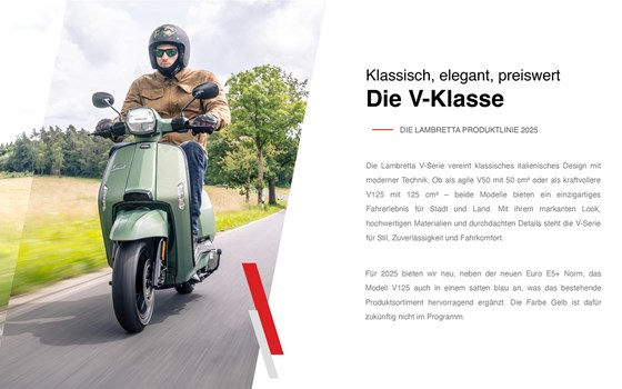NEUE LAMBRETTA Modelle V50 - V125 - X 125 - X300GT - X300GP - G350 SeriesII - Bild 2
