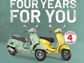 4 Years 4 You - jetzt GRATIS Garantieverlängerung für alle Vespa Modelle 