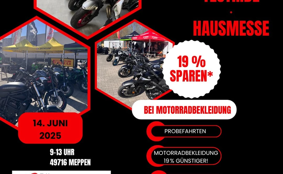 Probefahrt-Event 2.0 im Bikerzentrum-BERENTELG! Bild 3: Probefahrt-Event 2.0 im Bikerzentrum-BERENTELG!