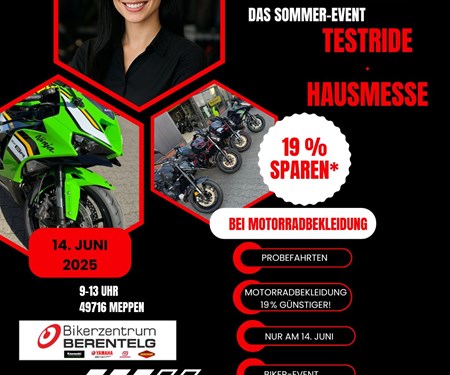 Probefahrt-Event 2.0 im Bikerzentrum-BERENTELG!