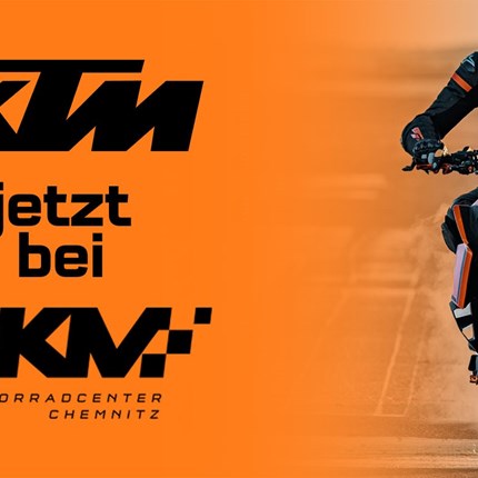 KTM jetzt auch in Chemnitz! Ab sofort sind wir auch KTM Händler