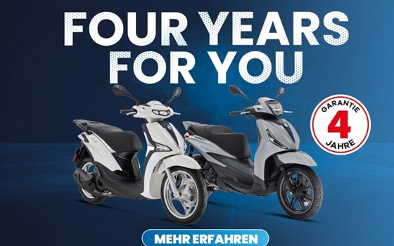 4 JAHRE GARANTIE AUF ALLE VESPA E5+ MODELLE und Piaggio E5+ Modelle. KEIN STRESS, ENDLOSE EMOTIONEN. - Bild 2