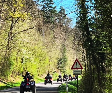 geführte 4 Stunden Quad Tour Hohenlohe und Mainhardter Wald am 26. Juli