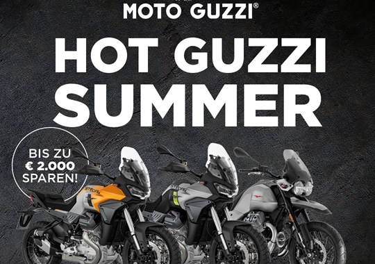 NEWS Moto Guzzi HOT SUMMER Aktion