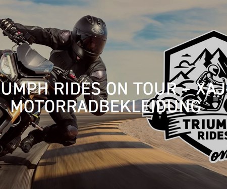 'Triumph Rides on Tour' ist bei uns zu Gast!