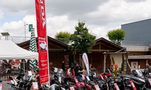 Motorradausstellung bei Segmüller