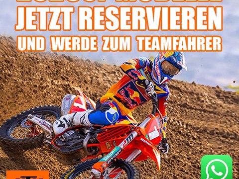 KTM 2026er Motocross Modelle jetzt vorreservieren und profitieren!