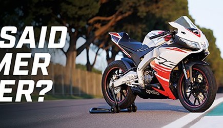 Aprilia WO SAID SUMMER IS OVER?