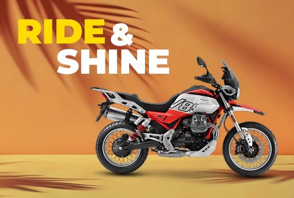 Ride & Shine Moto Guzzi Ride & Shine
Nutze die Gelegenheit und begib dich auf eine Reise ohne Grenzen
Wähle deinen Reisebegleiter und genieße den Stil, die Leistung und ...