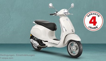  Vespa 4 Jahre Garantie