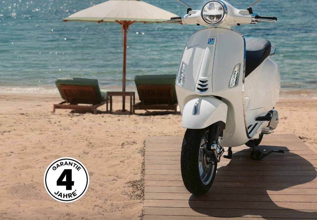 4 Jahre Garantie bei Vespa
