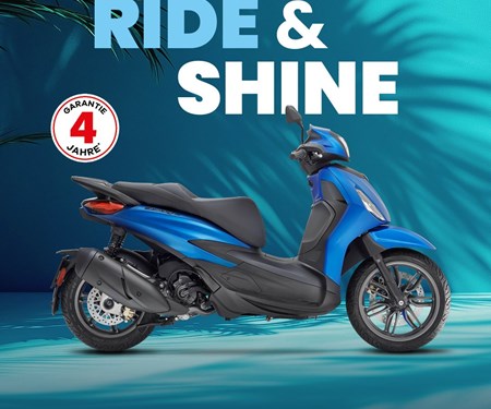 4 Jahre Garantie auf die neuen Piaggio-Modelle