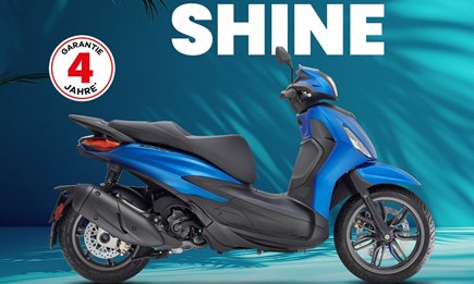4 Jahre Garantie auf die neuen Piaggio-Modelle 4 Jahre Garantie auf die neuen Piaggio-Modelle
