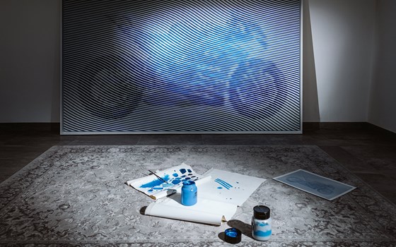 Die Panigale V4 Tricolore Italia inspiriert ein Kunstwerk des italienischen Künstlers Andrea Crespi - Bild 2