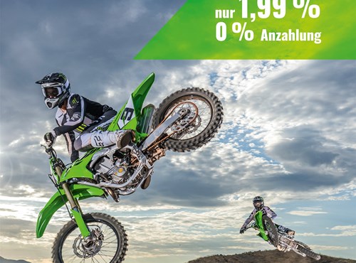 Finanzierung* für alle KX- und KLX-Modelle | Kawasaki