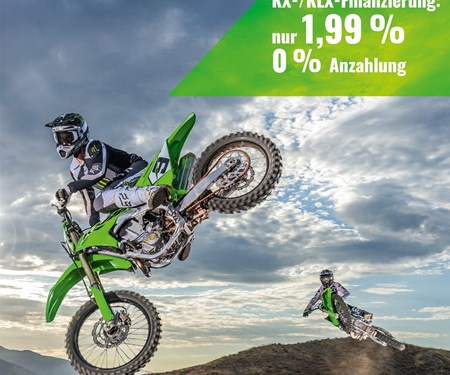 Finanzierung* für alle KX- und KLX-Modelle | Kawasaki