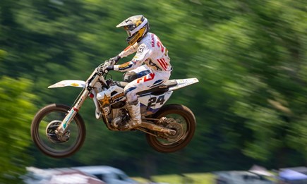 Rockstar Energy Husqvarna's RJ Hampshire impresses in fourth place at RedBud National