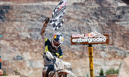 Runner-up result for Billy Bolt at Red Bull Erzbergrodeo 2025