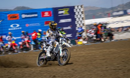Ninth on debut at Fox Raceway National for RJ Hampshire in 450MX Class