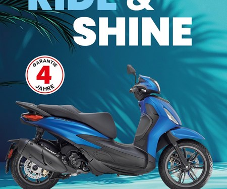 Ride and Shine Jetzt Piaggio testen! Ride and Shine Jetzt Piaggio testen!