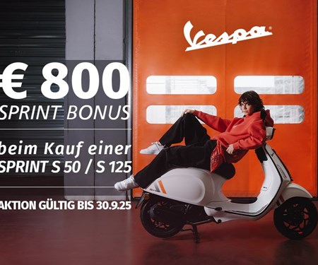 Vespa Sprint Bonus über € 800.-