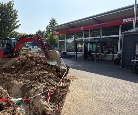 Baustart bei Niederrhein Moto